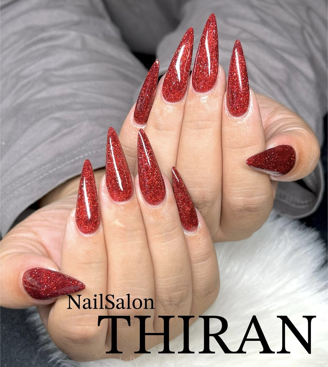 オールシーズン/ハンド/ラメ/ワンカラー/キラキラ - nailsalon_thiran