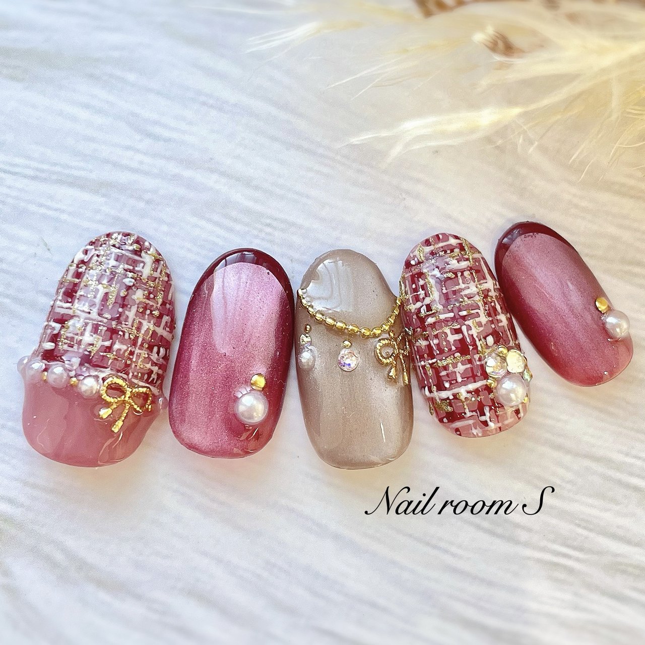 ネイルパーツ shiho 秋/冬/お正月/クリスマス/ハンド - Nailroom__S Shiho Hiratouの