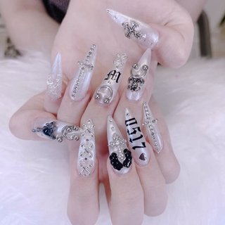 人気順｜痛ネイル/ポイント/#3dパーツオーダーのネイルデザイン