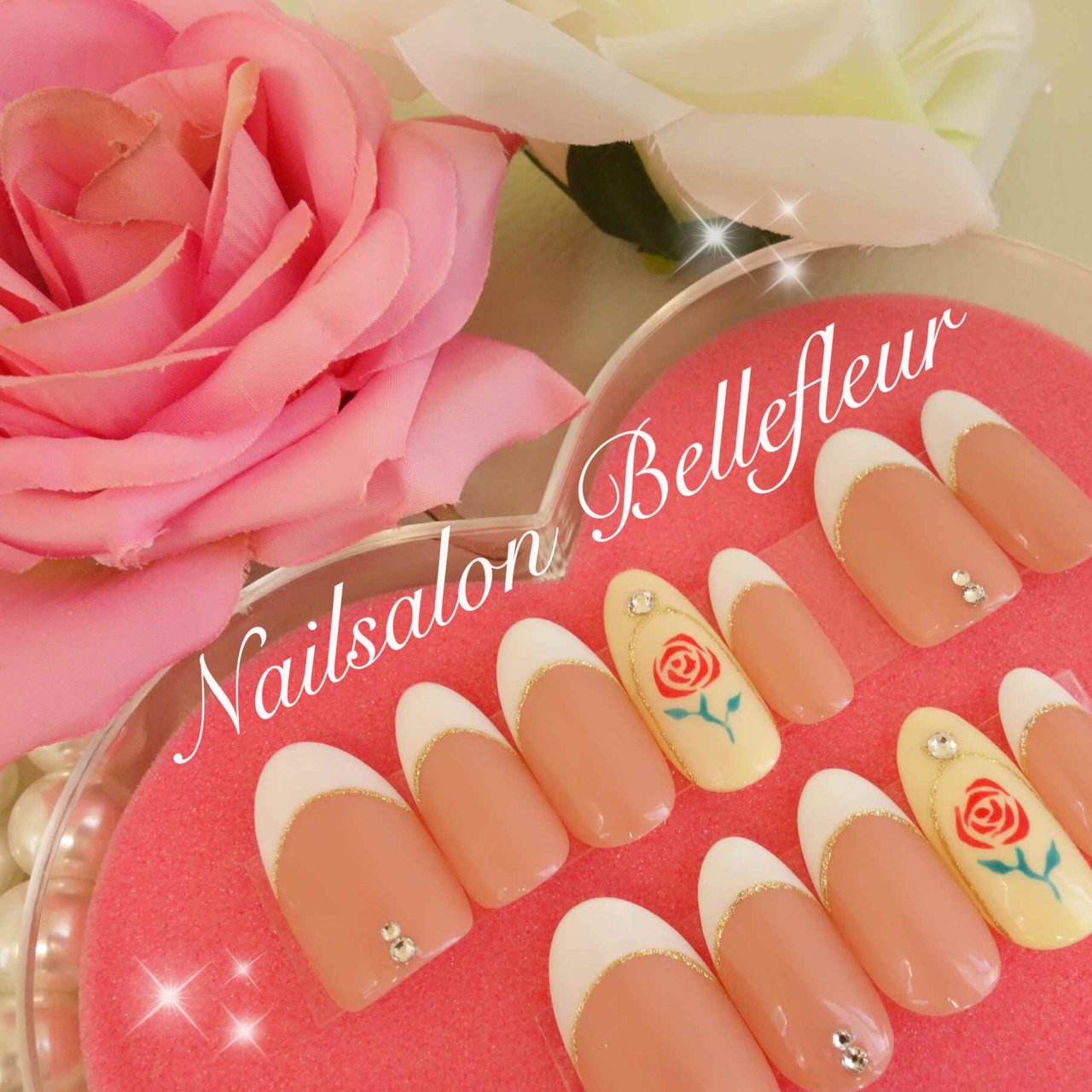 オールシーズン オフィス ブライダル パーティー ハンド Bellefleur0510のネイルデザイン No ネイルブック