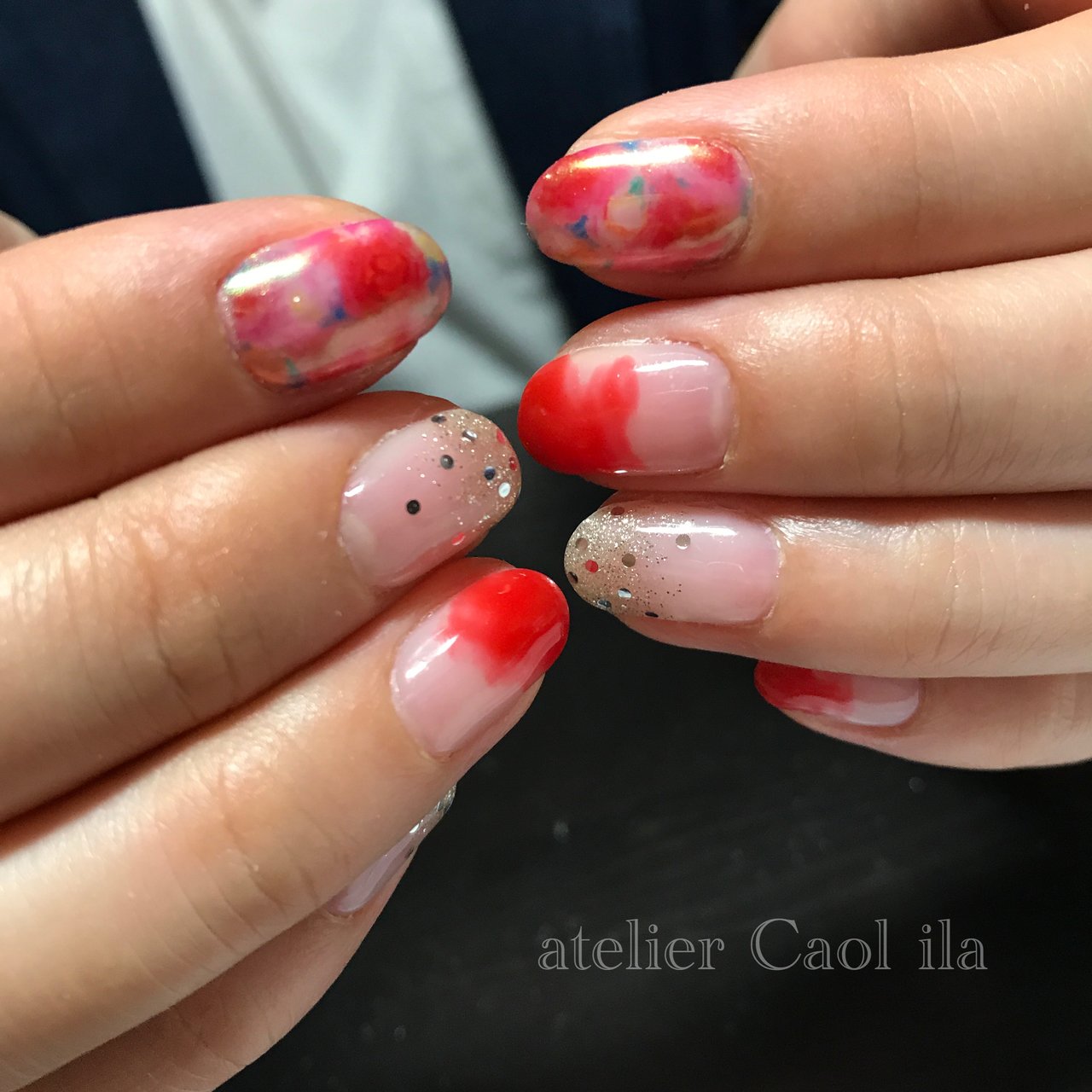 オールシーズン ハロウィン ブライダル パーティー ラメ Ateliercaolila アトリエカリラ のネイルデザイン No ネイルブック