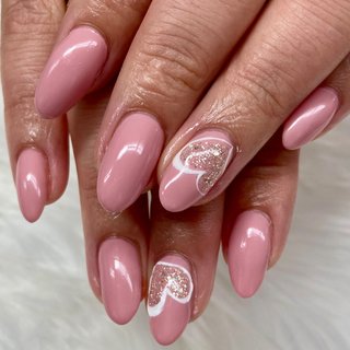 シンプル/チーク/ベージュ/ブラウン/ジェルネイル - nailsalon