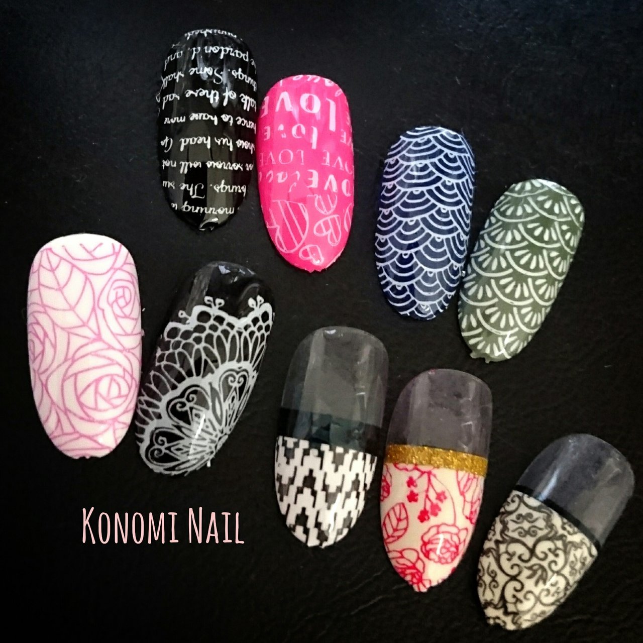 オールシーズン ハンド フレンチ アンティーク ネイティブ Konomi Nail Pomのネイルデザイン No ネイルブック