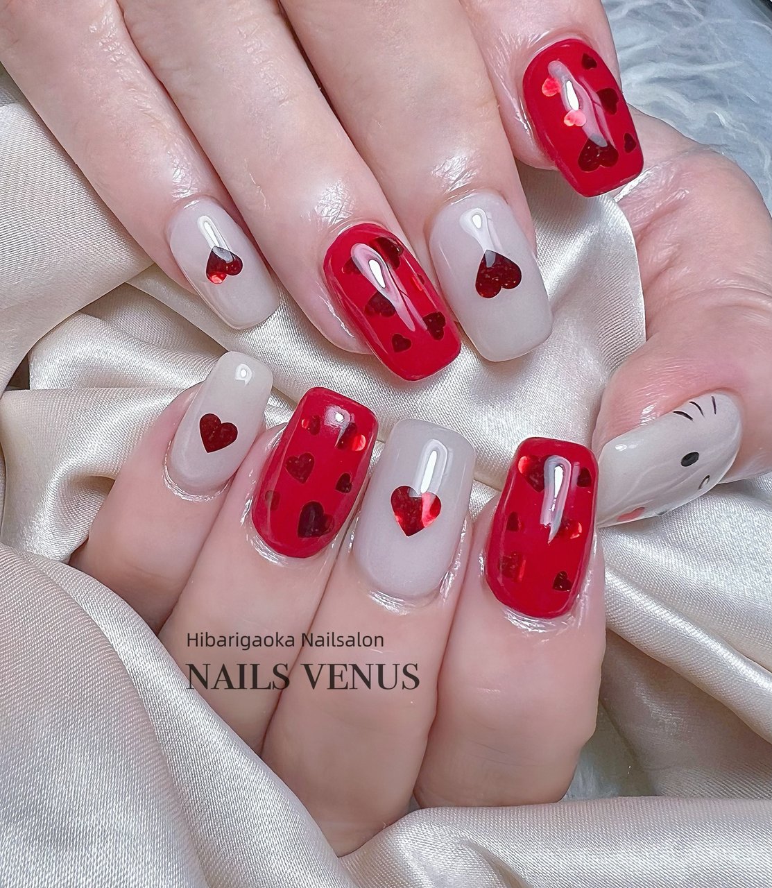 冬/お正月/クリスマス/推し活/ハンド - ひばりヶ丘ネイルサロンNAILS