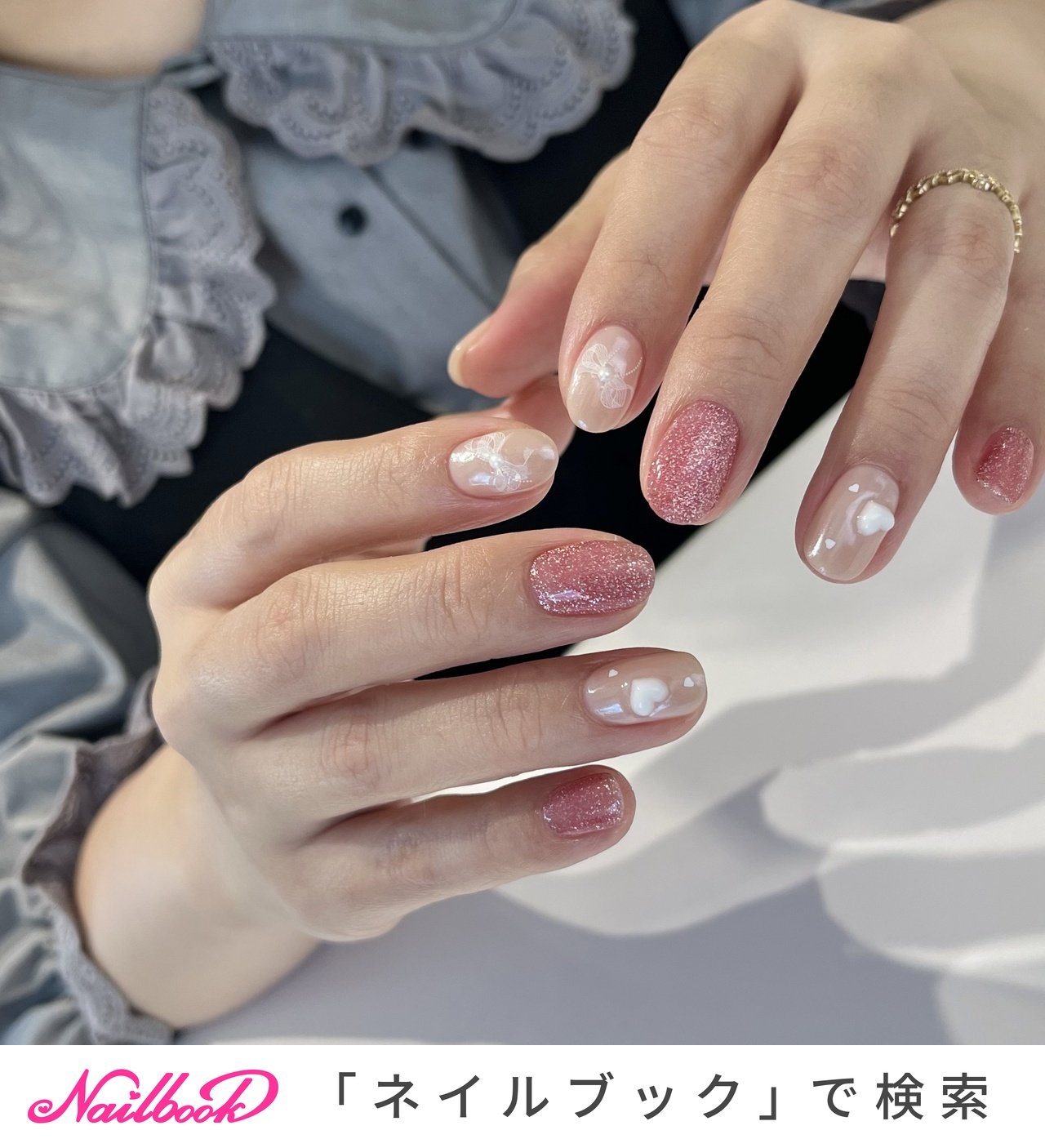 秋/クリスマス/デート/女子会/ハンド - atelier Shiroのネイルデザイン[No.9150357]｜ネイルブック
