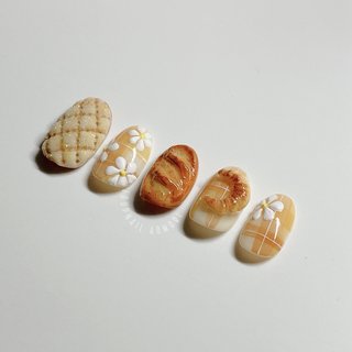 メロンパンネイルのネイルデザイン｜ネイルブック