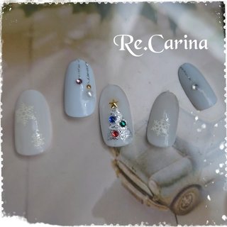 ツリーデザイン クリスマスネイル・氷ネイル クリスマスネイル - みーた's NAIL ROOM