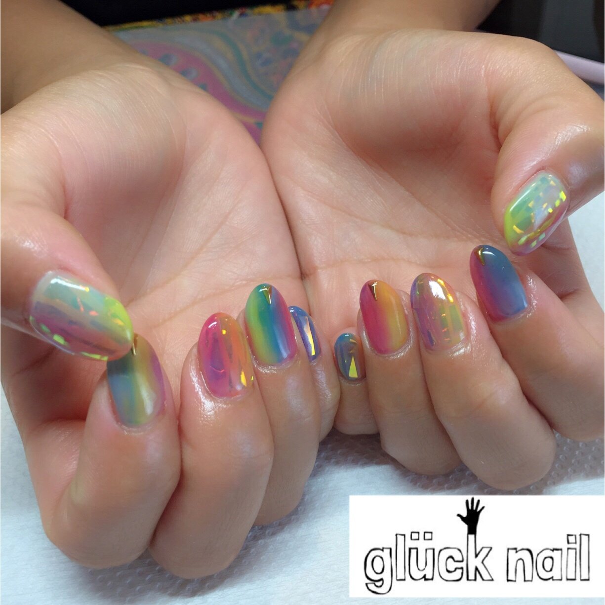 夏 海 リゾート 女子会 ハンド Gluck Nailのネイルデザイン No ネイルブック