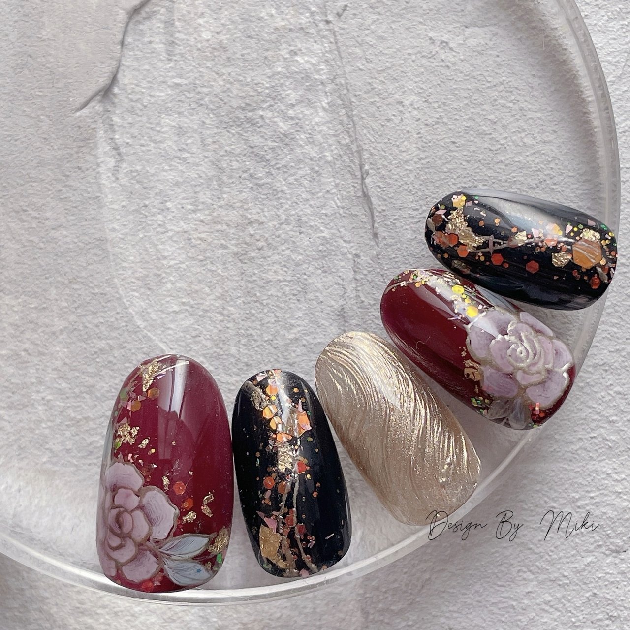 お正月/成人式/卒業式/ハンド/ラメ - nailist Miki ┊大阪 上新庄