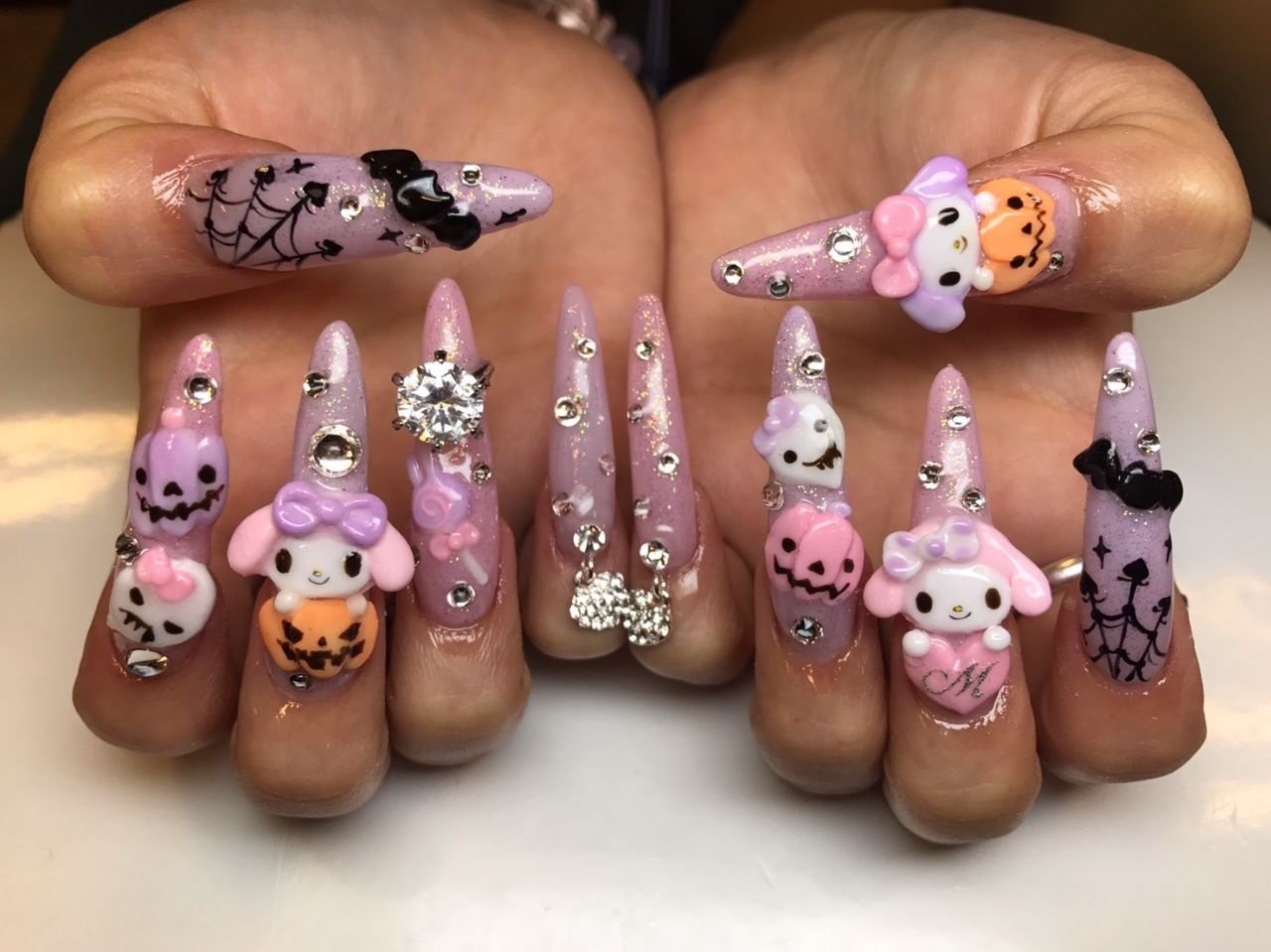 秋 ハロウィン パーティー 女子会 ハンド Bg Nailのネイルデザイン No ネイルブック