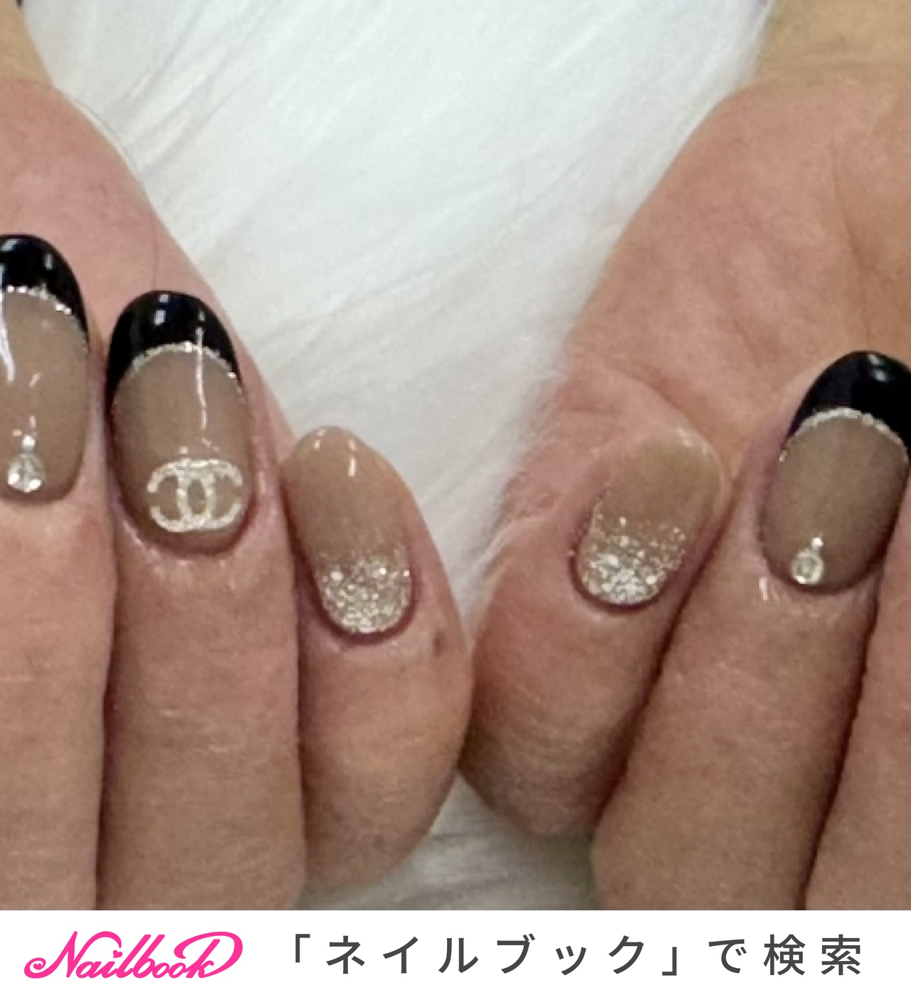 CHANEL❤︎ . . #ネイル #ネイルデザイン #シャネルネイル