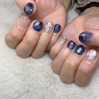 人気順｜個性派ネイル(個性派)/#サテンネイル⁡のネイルデザイン 