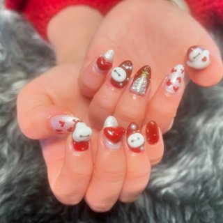 現品 ネイルチップ ディズニー ハンド/キャラクター/カラフル/ジェルネイル/ネイルチップ