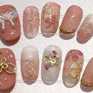 振袖のネイルデザイン｜ネイルブック