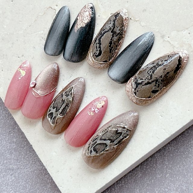 2025年新品 秋冬ネイル ジェルネイル 6本カラーネイル 美 マグネット