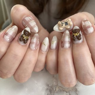 パーツ追加のネイルデザイン｜ネイルブック
