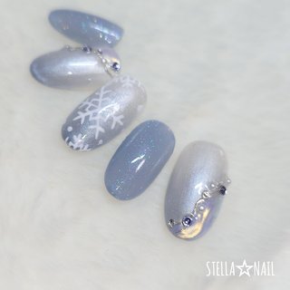 おすすめ順｜ネイルチップ(サンプルチップ)/ブルーグレーのネイル