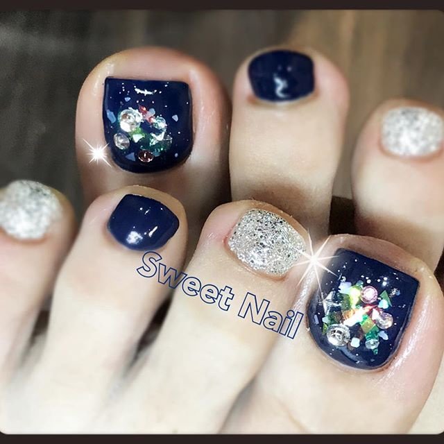 秋 オールシーズン パーティー 女子会 フット Sweet Nail Shimokitazawaのネイルデザイン No ネイル ブック