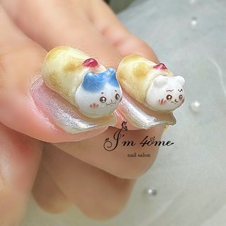トルティーヤなちいかわ&ハチワレ♡ʾʾ 360度立体のちいかわ可愛い♡ʾʾ
いつもありがとうございます😊💕

※3Dパーツは作り置きが必要な為、２週間前にはご連絡ください⑅◡̈*
デザインによって料金が変わります🙇‍♀️

#ちいかわネイル#トルティーヤちいかわ　#ハチワレネイル#3Dネイル#推し活ネイル#冬ネイル #鈴鹿市ネイルサロン 　#三重県ネイルサロン #津市ネイルサロン　#亀山ネイルサロン #河芸ネイルサロン　#ネイルブック掲載 #im4ome #nailbook_fan #推し活 #ハンド #痛ネイル #ミラー #ミディアム #スクエア #シルバー #ジェルネイル #お客様 #hitomi #ネイルブック