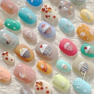 カラフル(レインボー)/#ネイルチップ販売中のネイルデザイン｜ネイルブック