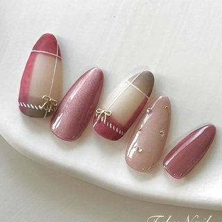 人気順｜マグネット/リボンのネイルデザイン｜ネイルブック