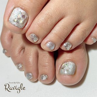 2025年】新着順｜ビジュー/#マグネットフットネイルのネイル