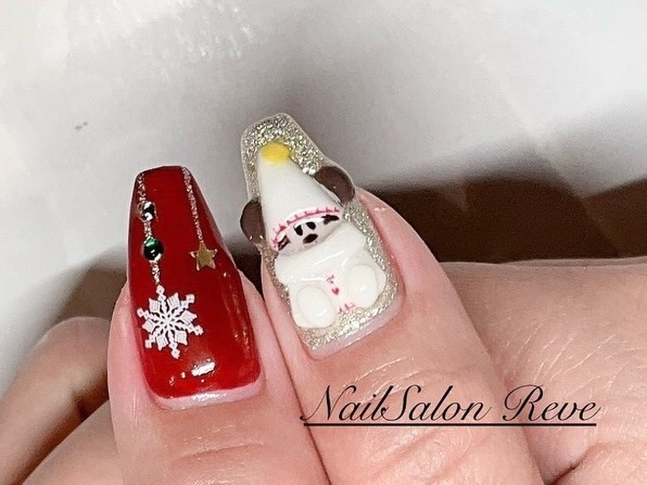 クリスマス - nail_Salon_Reveのネイルデザイン[No.9189491]｜ネイルブック