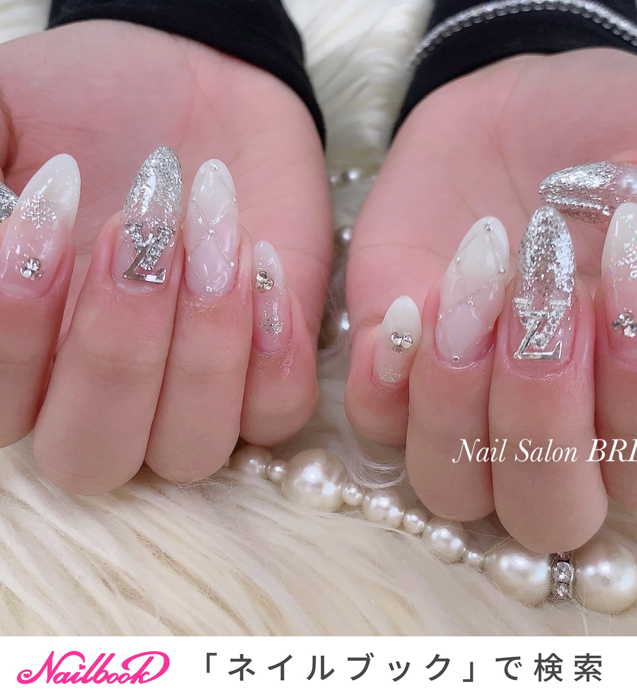 雪の結晶/韓国/#自爪ネイルのネイルデザイン｜ネイルブック