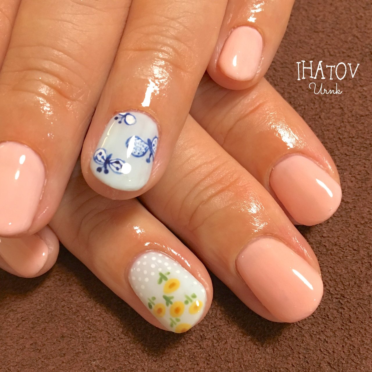 春 秋 オフィス ハンド ワンカラー Ihatov Nailarts のネイルデザイン No ネイルブック