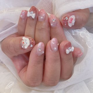 ガラスフレンチのネイルデザイン(160ページ目)｜ネイルブック ネイル