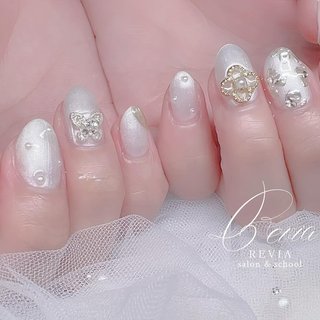 オーロラ/ワンホン/ジェルネイル - REVIA nailのネイルデザイン[No