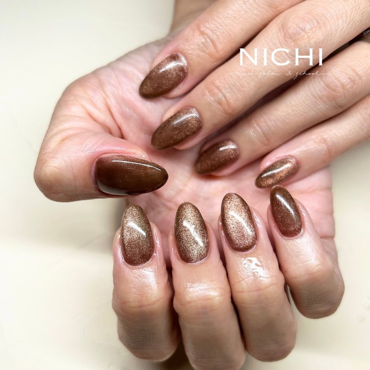 秋/冬/ハンド/ワンカラー/マグネット - NICHI nail salon & schoolの 