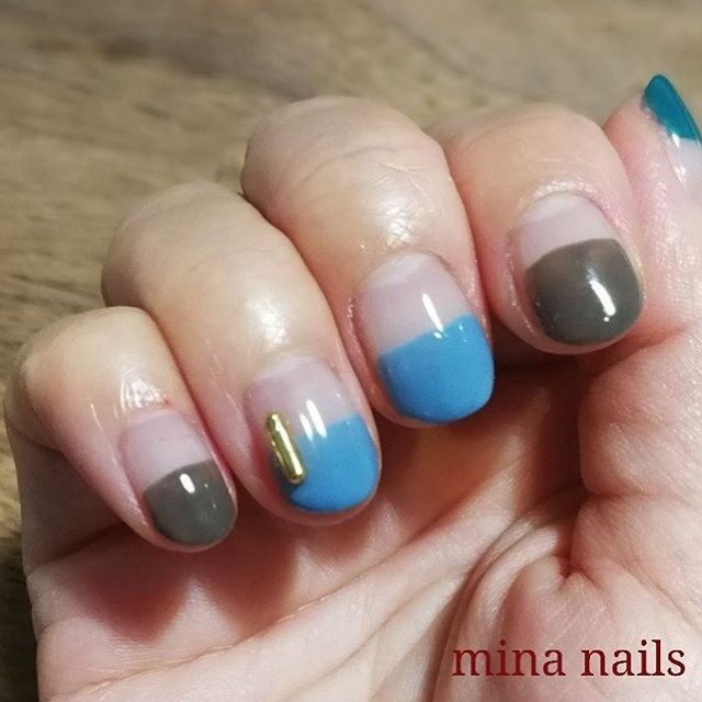 秋 オールシーズン オフィス ハンド シンプル Mina Nailsのネイルデザイン No ネイルブック