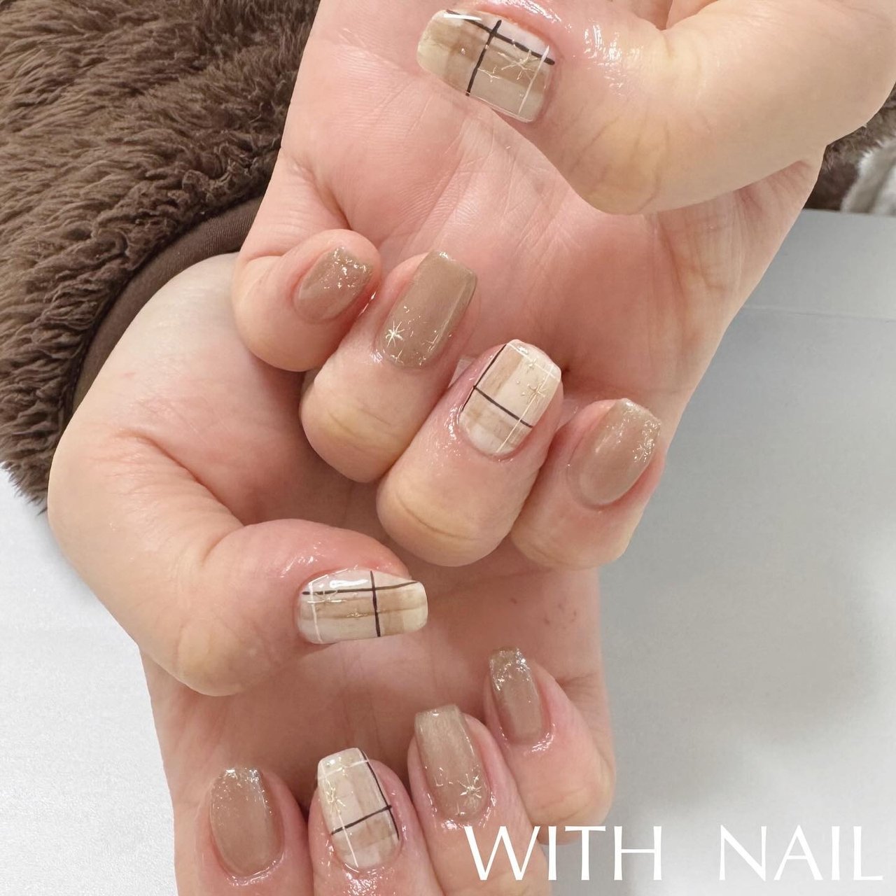 冬/オールシーズン/チェック/マグネット/ミラー - WITH NAIL maryの