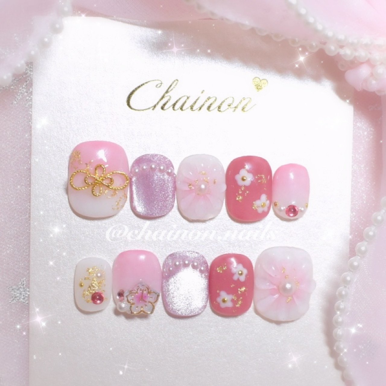 Chainonデザイン♡ネイルチップオーダー受付中 【公式通販】