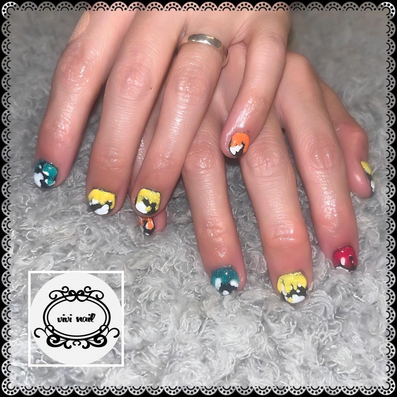 チップ様オーダー品 ネイルチップオーダー kco様 オーダー品🌙✨/ 人気