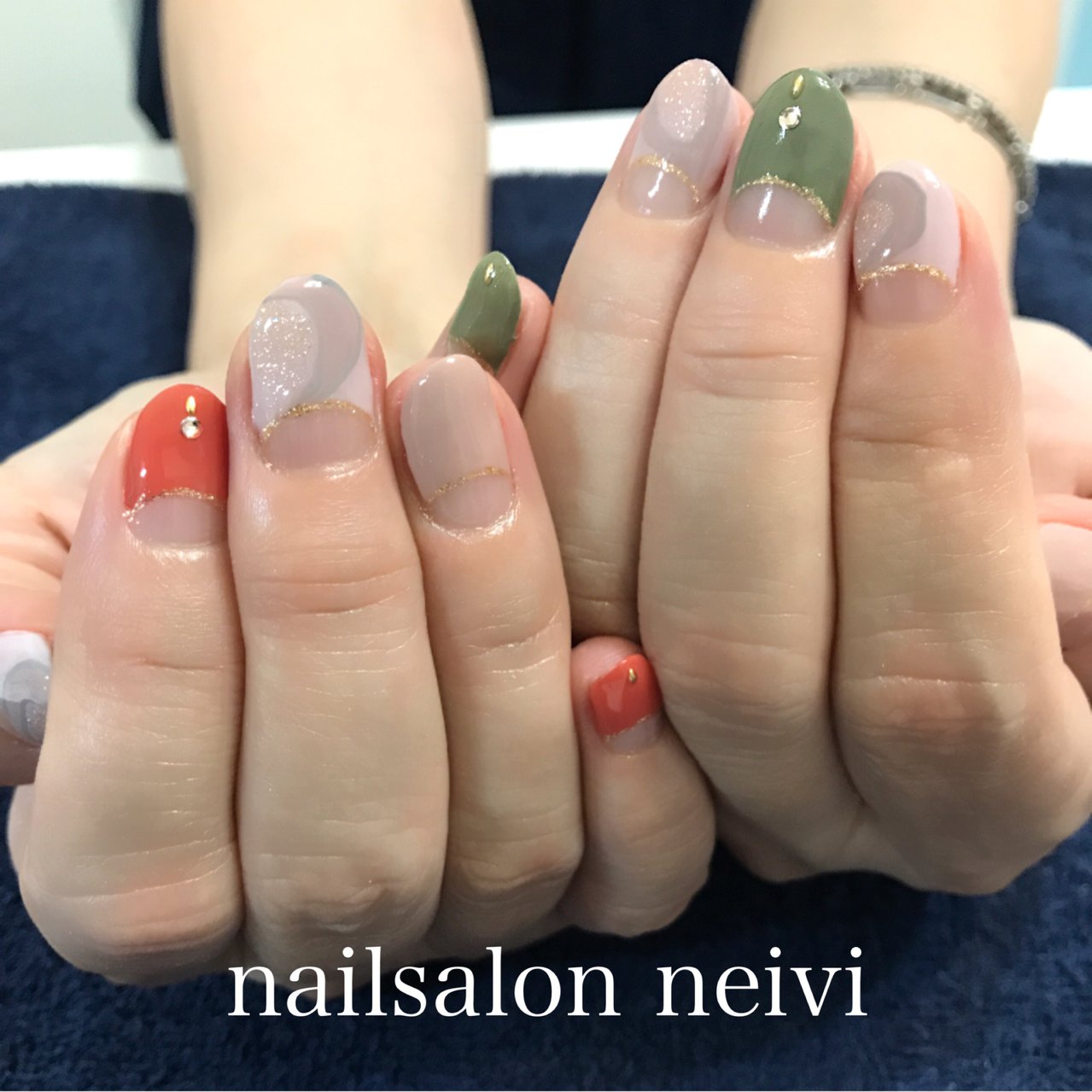 秋 ベージュ お客様 Nailsalon Neiviのネイルデザイン No ネイルブック