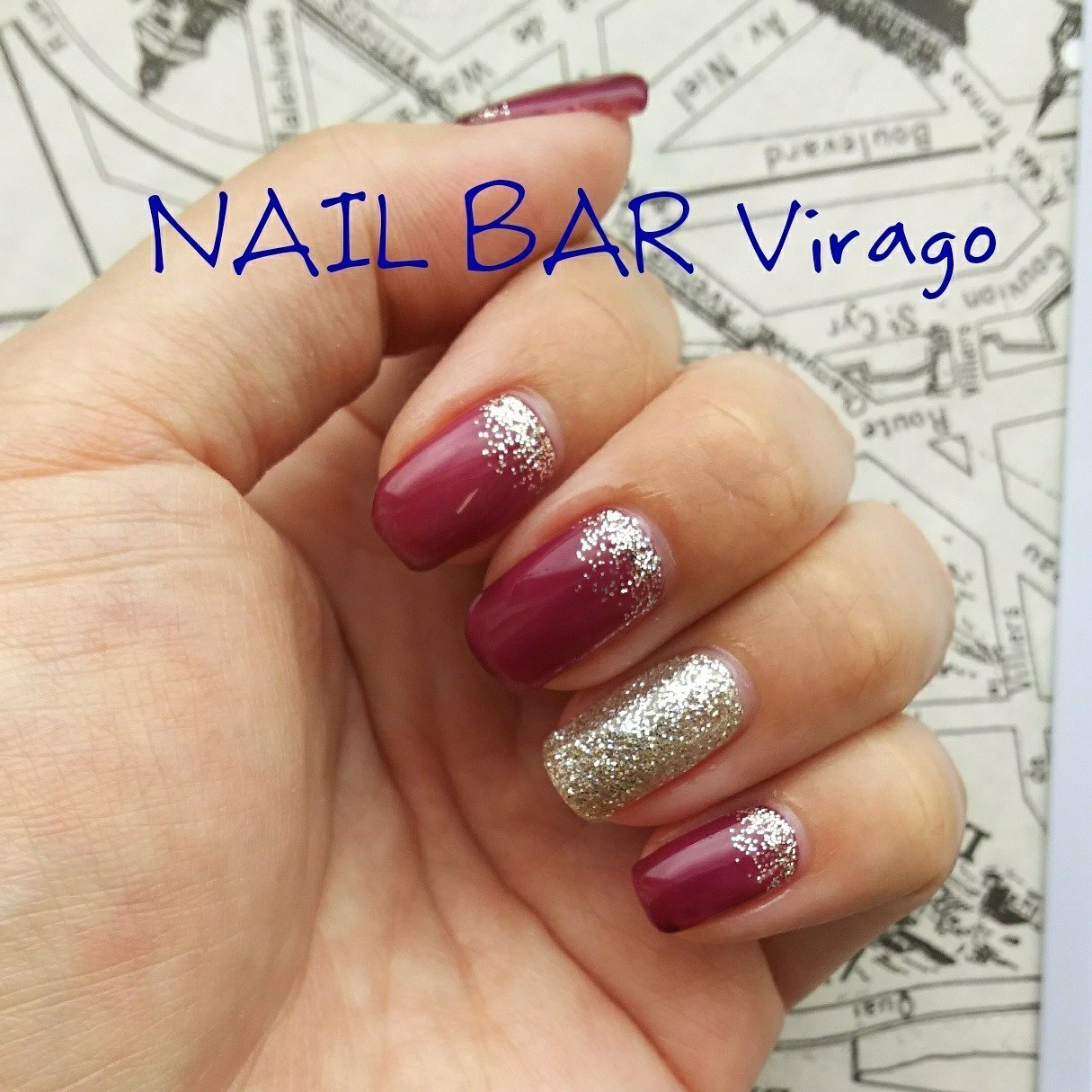 秋 冬 パーティー 女子会 ハンド Nail Bar Viragoのネイルデザイン No ネイルブック