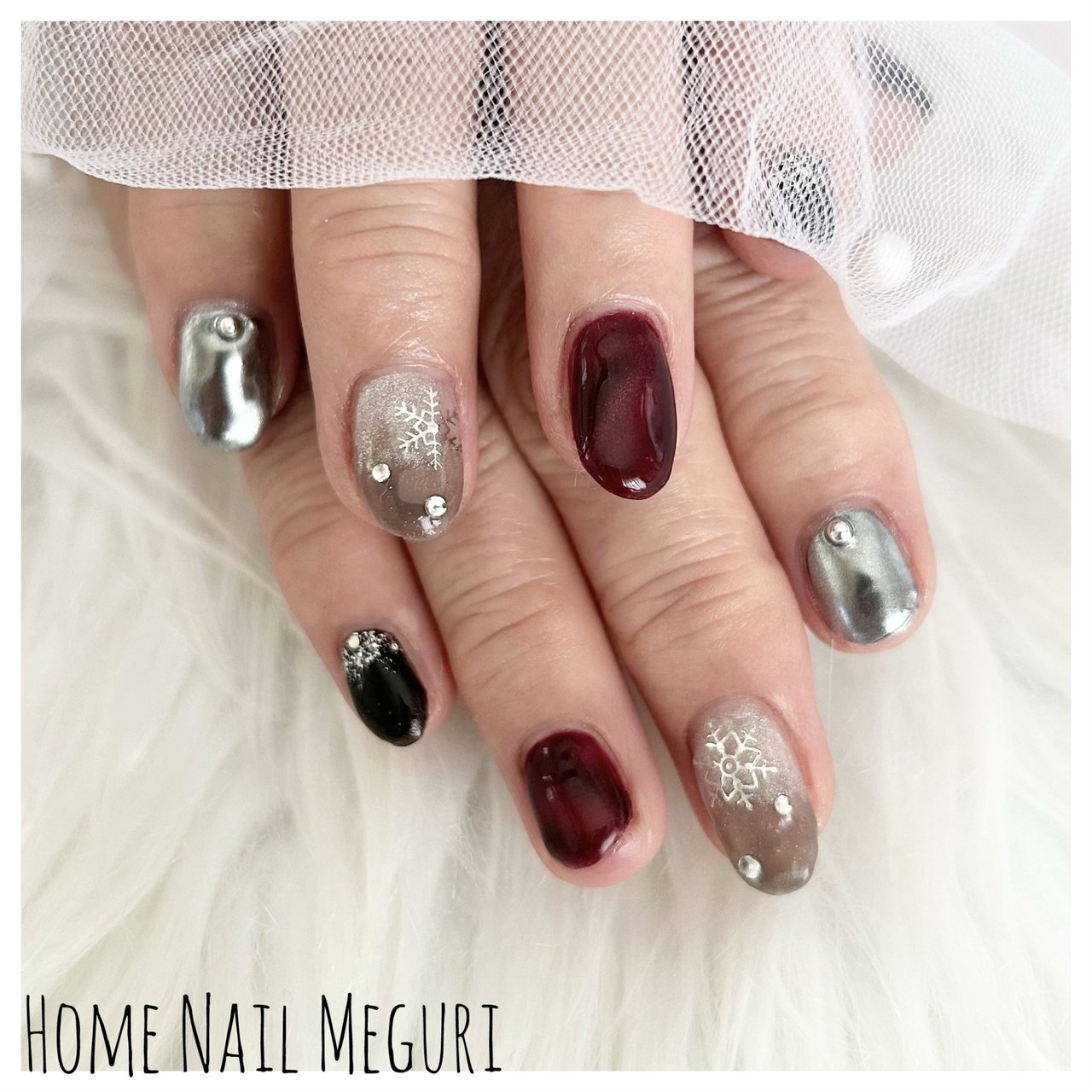 Home Nail Meguriのネイルデザイン[No.9209419]｜ネイルブック