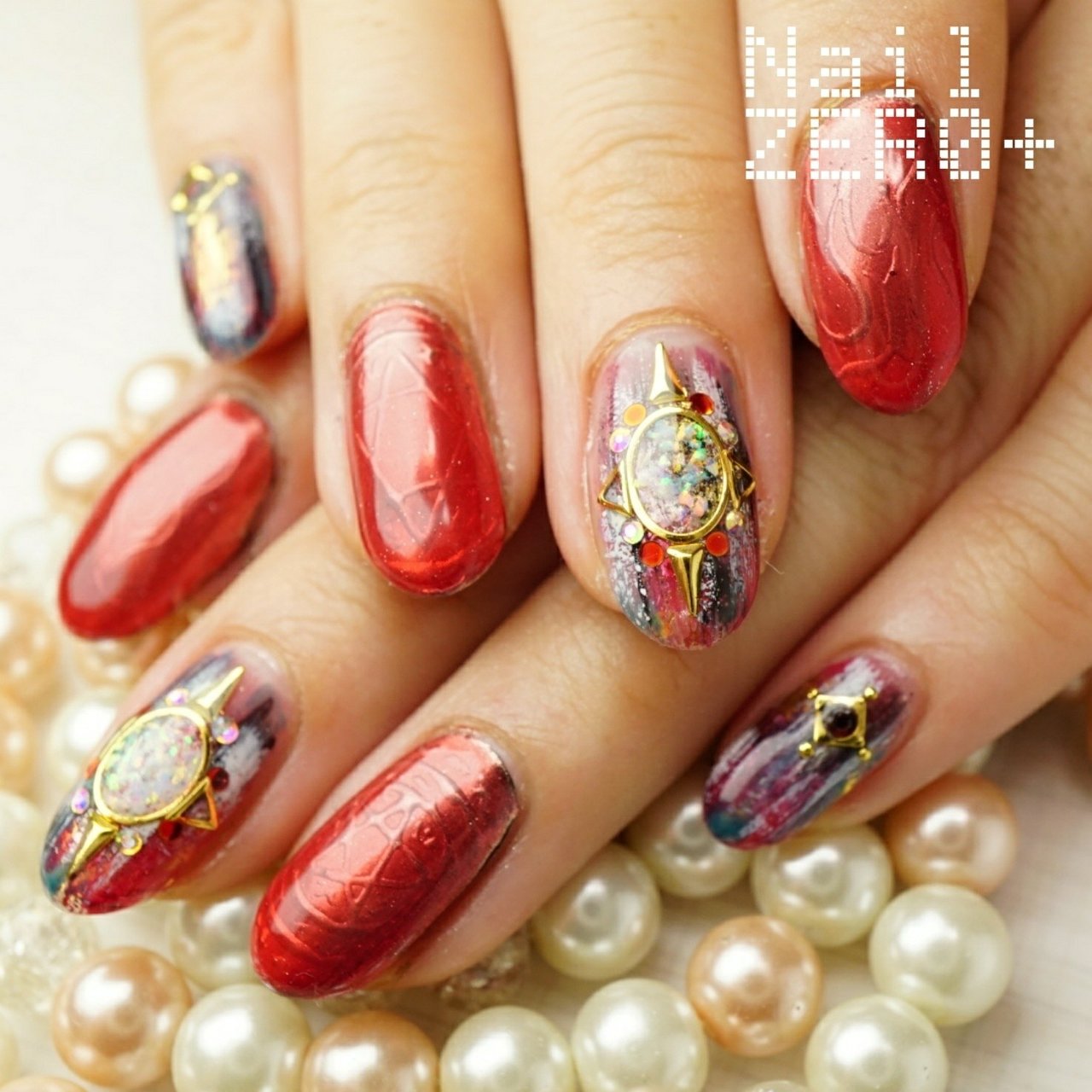 秋 冬 オフィス パーティー ハンド 塩見隼人 池袋 ネイルゼロプラスのネイルデザイン No ネイルブック