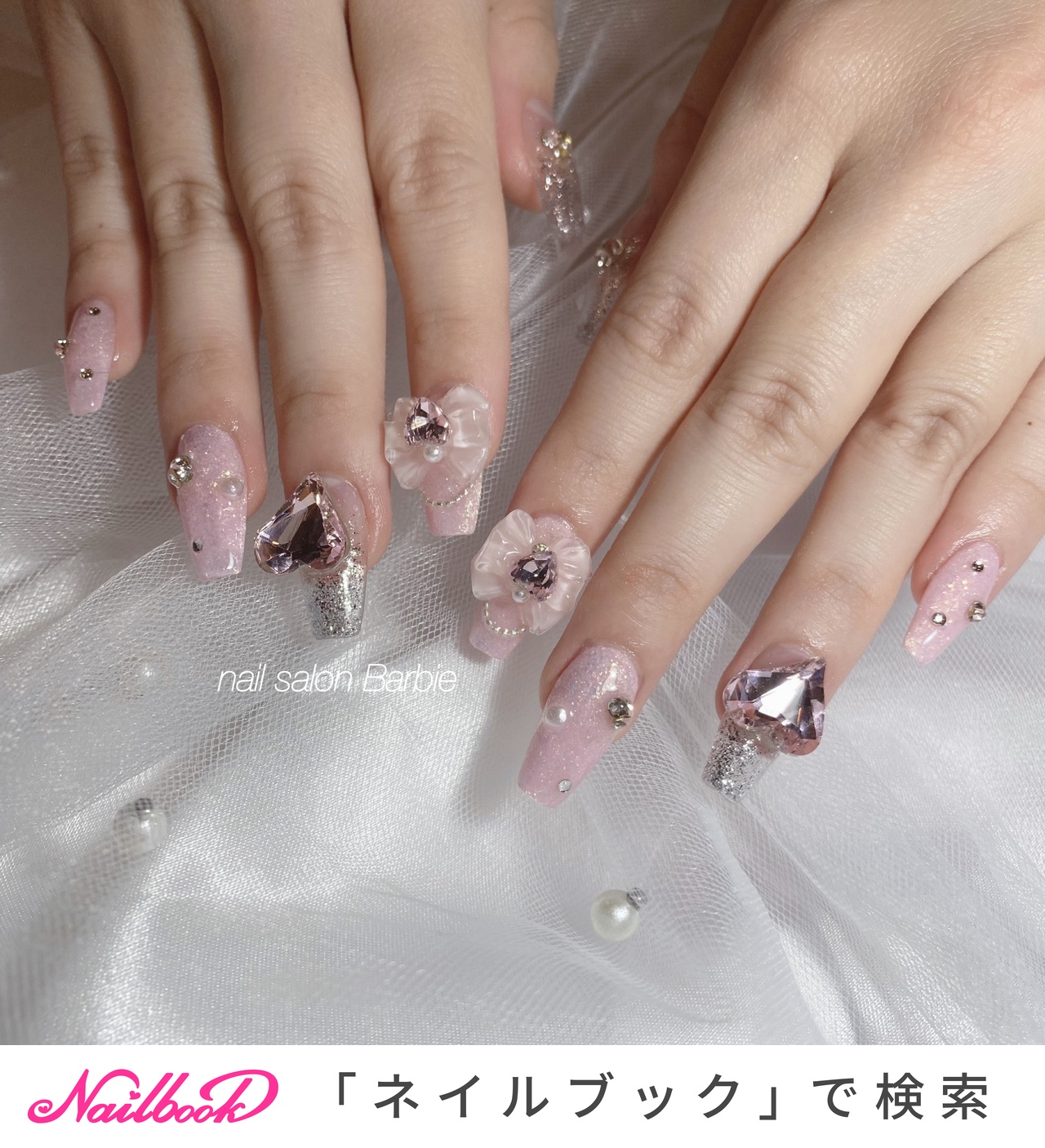 【着画あり】ハンドメイド　シンプルネイル　リングネイル　ハートネイル　大人キレイ ハート/リングのネイルデザイン(2ページ目)｜ネイルブック