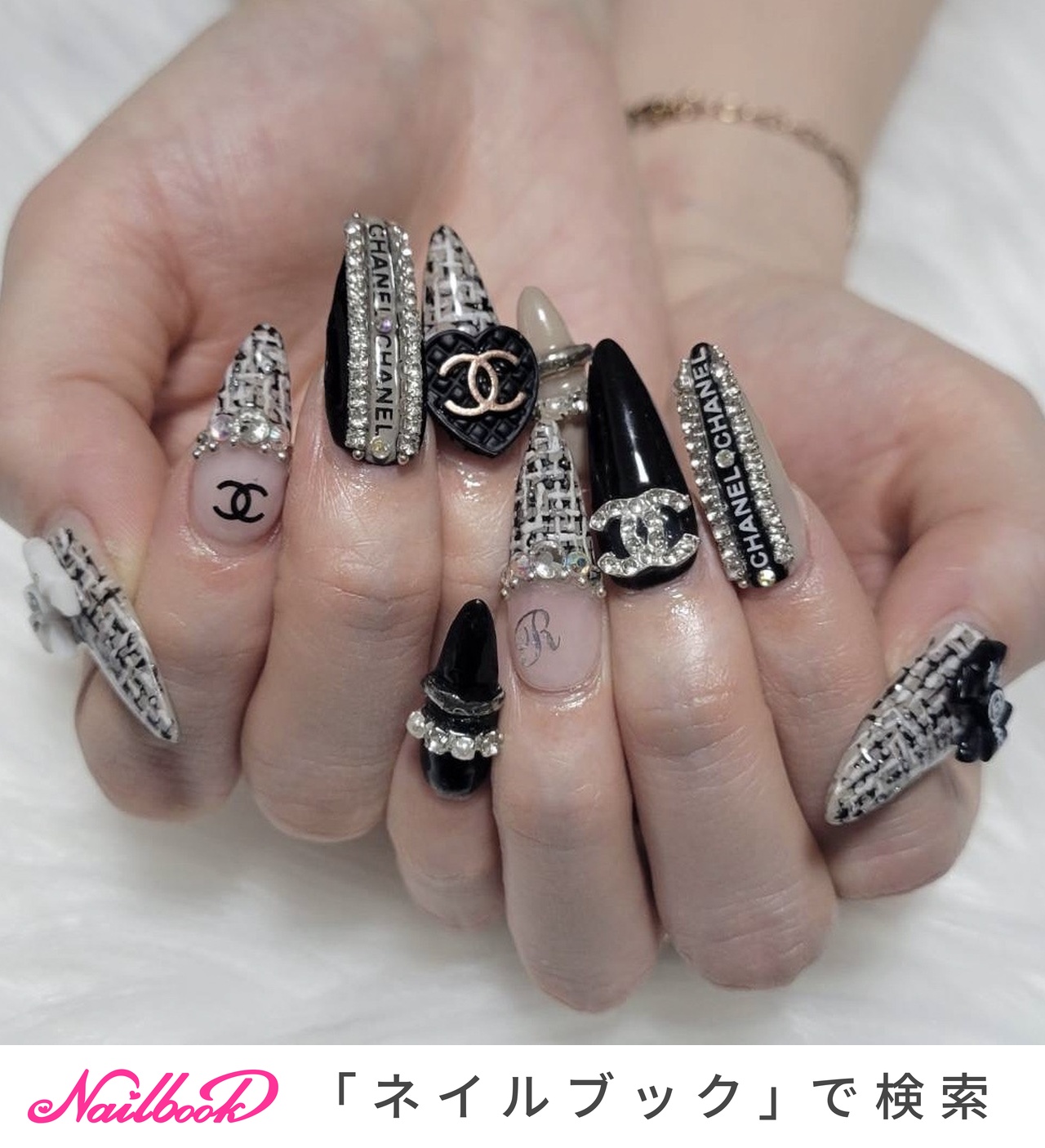 おすすめ順｜ツイード/CHANELのネイルデザイン｜ネイルブック