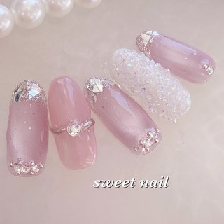 ピクシーネイル　チップ 10個セット シルバー装飾 ネイルチップ No.7 ワンホンネイル ピクシーネイル チェーン