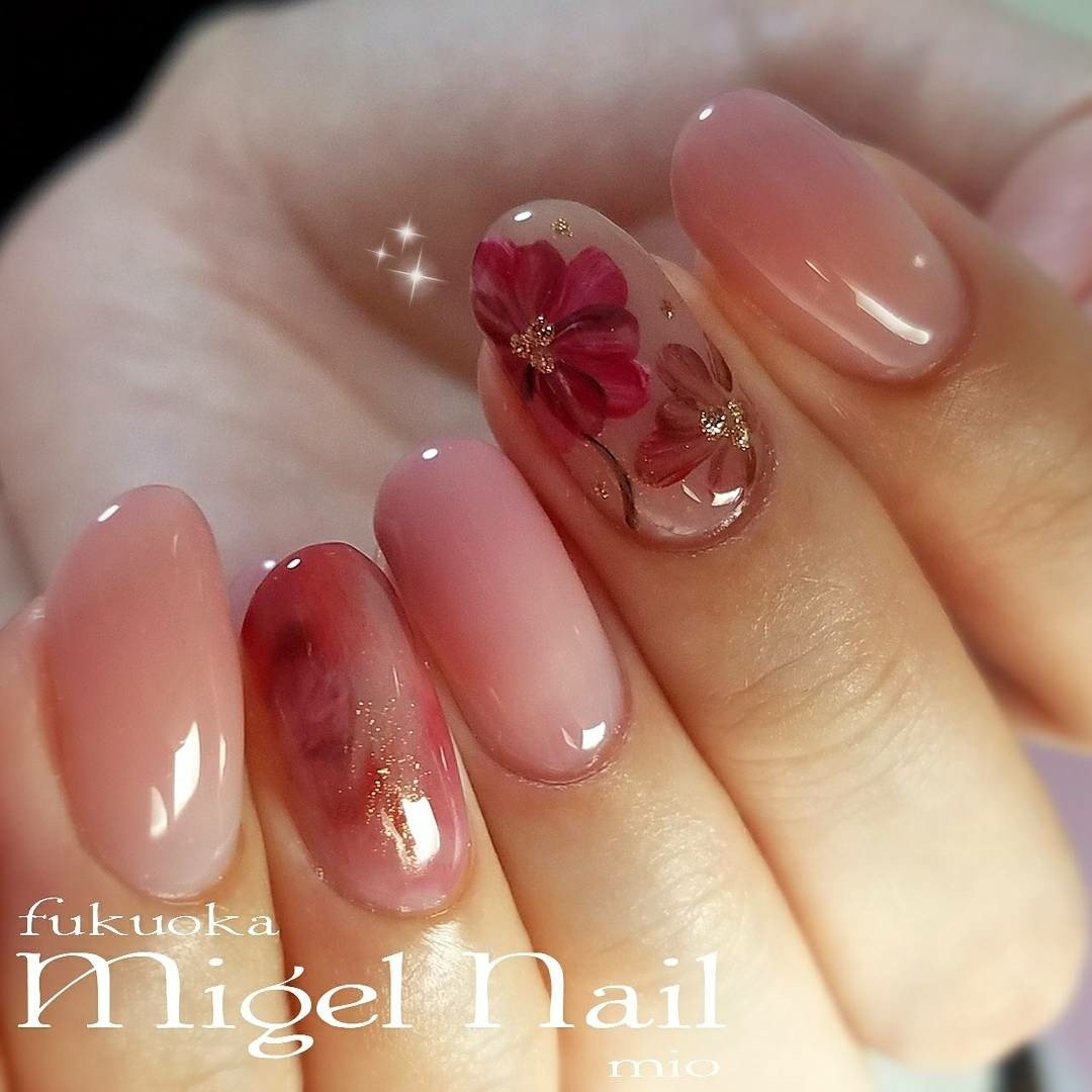 秋 冬 オフィス パーティー ハンド Migel Nailのネイルデザイン No ネイルブック