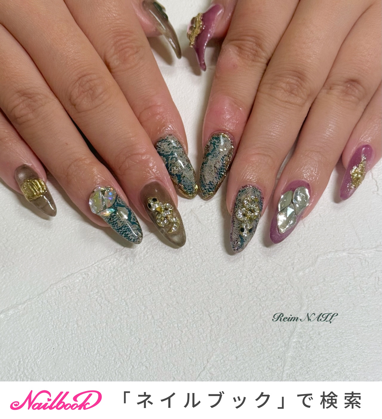 volta 多角形デザイン シルバーリング　ネイルリング volta 多角形デザイン シルバーリング ネイルリング