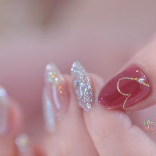 人気順｜ロング/ハートバレンタインのネイルデザイン｜ネイルブック