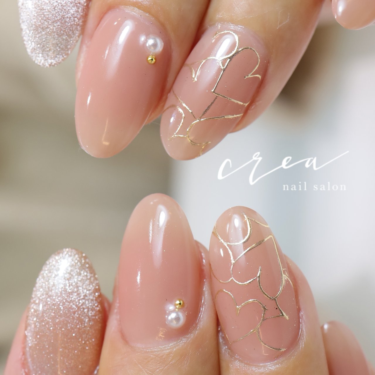 evernail エバーネイル　バレンタイン　限定ネイル Valentine No.001