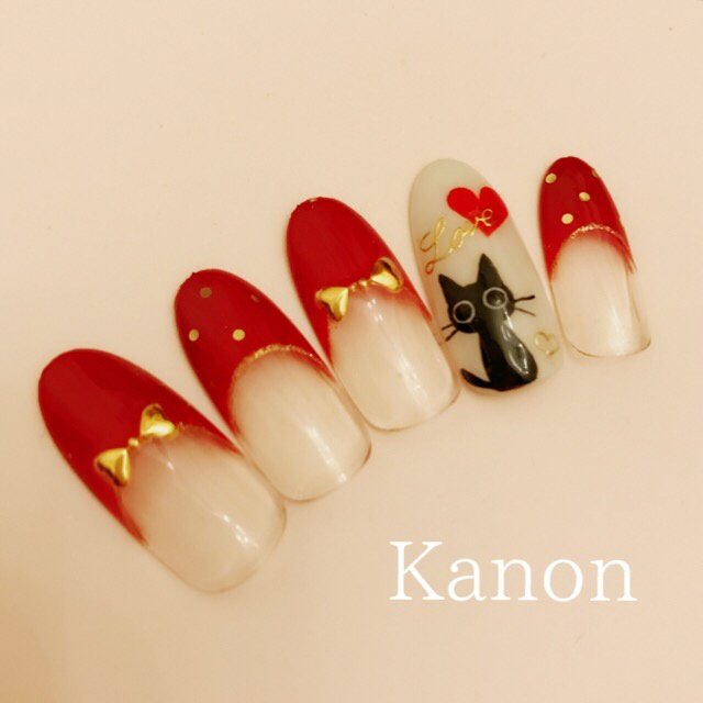 秋 冬 女子会 ハンド フレンチ Private Nail Salon Kanonのネイルデザイン No ネイルブック