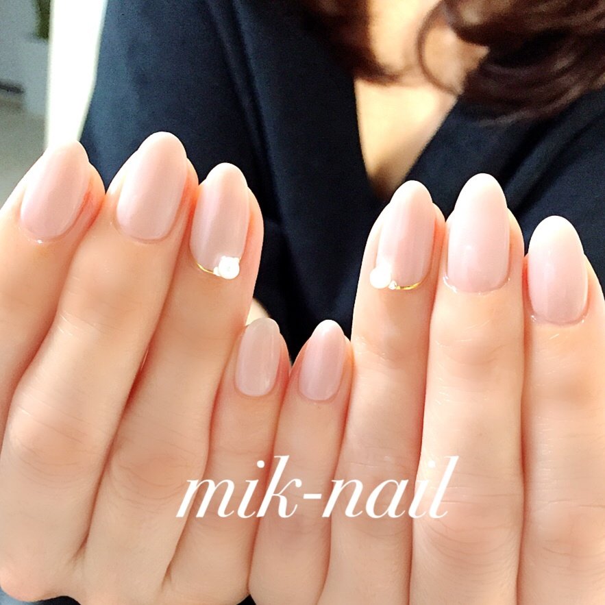 オールシーズン 入学式 オフィス パーティー ハンド Mik Nail石堂美貴のネイルデザイン No ネイルブック