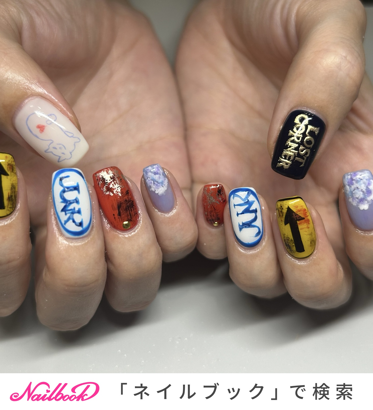 オールシーズン/ライブ/推し活/ハンド/スクエアオフ - ごっちのネイル